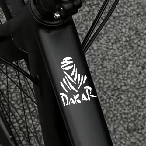 "Dakar Rally - Themed" Sticker, Ideal for Motorcycle Fuel Tanks, Helmet Visors, Adding an Adventurou