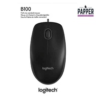 Logitech Full-size Corded Mouse B100 * *