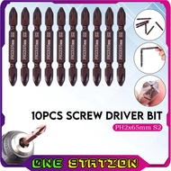 10pcs Screwdriver Bit Drill Screwdriver Bit Set Ph2 Screw Bit Magnetic Screwdriver Bit Screw Bit Set