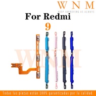 For Redmi 9 Power button flex on / off Switch Button Side Key Volume Up Down Flex Cable Cellphone Pa