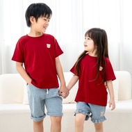 Lebear Signature Embroidery Tee in Red