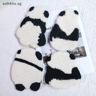 XOITU Handmade Felted Wool Panda Coasters For Desk And Table – Cute Pandas Cup Mat Panda Coaster For Hot And Cold Beverage SG