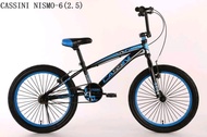 sepeda anak bmx 20 inch cassini trex ban 250 - biru hitam