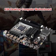 {asfrdt} X58 Motherboard 1366 Pin DDR3 Desktop CPU Memory Mainboard Support E5520 X5650