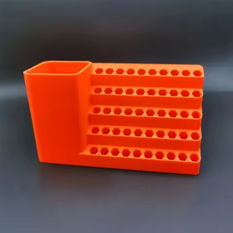 20/50 hole screwdriver head storage toolbox hole board electric screwdriver stand suitable for 6.35m