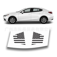 Suitable for Mazda 3 4 DR SEDAN 2014-2018 Leopard Print Car Car Sticker Window