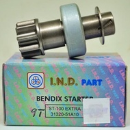 BENDIX STARTER CARRY ST100 ST-100 EXTRA S88 S-88 9T 9 TEETH ORIGINAL