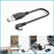 UTAKEE Convenient USB to Mini USB Cable for Charging Cable Wire Stable Data Transmission Cord 25cm 5