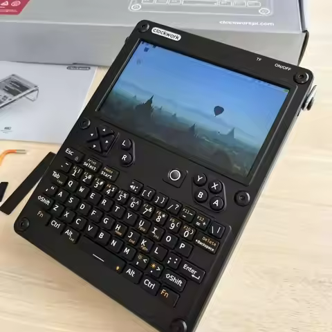 In Stock New uConsole Kit , Android apps running on the uConsole CM4 via Waydroid, Silver and black 