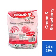 Jack ‘n Jill Cloud 9 Candies - Crème & Strawberry (2.5g x 320s)