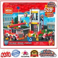 Mega Construx Wonder Builders Fire Squad Brigade / Firetruck /  Fighter Jet (100.0% Original)