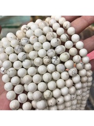 4毫米6毫米8毫米10毫米天然黃虎眼石珠子，圓形寶石散珠供製作珠寶手鐲項鍊DIY材料