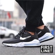 Nike Air Max 270 Black and Silver White Reflective Male Female Running Shoes Sports Leisure Max270 Training Jogging Shoe
