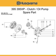Husqvarna 395 395XP Clutch / Oil Pump Spare Parts
