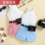 set blouse dan seluar blouse set seluar Baoxin Children's Clothing Foreign Trade Cross-Border New Pr