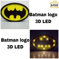 Batman logo 3d led