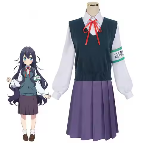 Anime 100 Kanojo Yoshimoto Shizuka Cosplay Costume Wig Halloween Comic Con Women Girls JK Skirt Hair