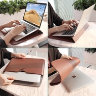 11" 13" 15" Laptop Leather Sleeve Case bag with Stand For Laptop macbook Air Pro 2020 Notebook