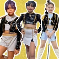 KIDS HUNTRIX RUMI MIRA ZOEY COSTUME SET Demon Hunter KPOP GOLDEN GIRLS JACKET SHORTS INNER
