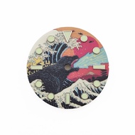 watch Dial NH35 Creative Kanagawa 28.5mm Watch Dial Oil painting Full Luminous Compatible with Eta 2