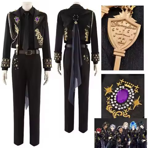 Twisted Wonderland 2025 Riddle/Ace/Deuce/Trey Cosplay Costume 5th Anniversary: All Characters Gather
