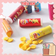 Charm (C747) slime/ Potato Chip Box Model Decoration Charm Tool (1.1x3.6cm) - Price for 1 Box