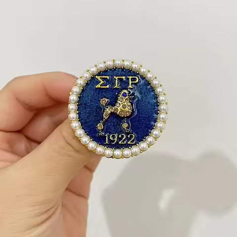 Greek Sorority Sigma Gamma Rho brooch jewelry