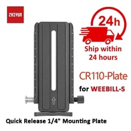 ZHIYUN Official Quick Release 1/4\" Mounting Plate For WEEBILL S WEEBILL LAB WEEBILL 2 Gimbal Handheld Stabilizer CR110-Plate