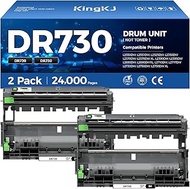 DR-730 DR730 Drum Unit (Black, Not Toner) 2-Pack Replacement for Brother DR730 DR730 Drum for DCP-L2