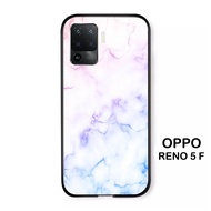 Softcase Glass Kaca Oppo Reno 5F - Casing Hp Oppo Reno 5F - J90 - Pelindung hp - Case Handphone -