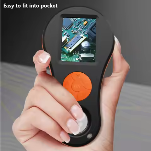 HD1080P Digital Magnifier 8 LEDs Take Photos&Videos Handheld Microscope 2.0ββ IPS Screen Magnifying