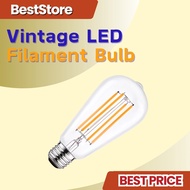 LED ST64 4W  BULB FILAMENT BULB RESTAURANT LIGHT MENTOL LAMPU WARM WHITE KEDAI MAKAN PAPAYA BULB AMB