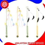 SayYes Penggoda Kucing Cat Wavy Teaser Wand Toy Self Entertainment Amuse Your Cat Includes Free Mint