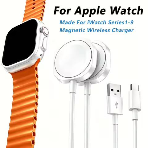 Fast Wireless Watch Charger for iWatch Seires Ultra 10 9 8 7 SE for Apple Watch 6 5 4 3 2 1 Charging