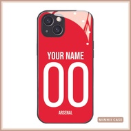 Arsenal Home - Football cases - Custom cases on requestiPhone 16/16splus/7/8//x/15/11/12/13/14/pro/p