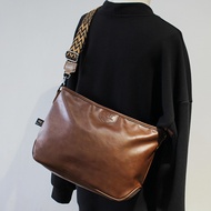 sling bag sling bag man Threebox High-End Soft Leather Messenger Bag Male New Product Niche Designer