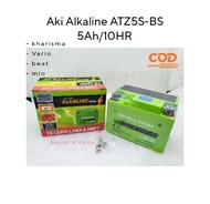 Aki akki Alkalin Alkaline series ATX3L-BS 12V3Ah/10Hr for Yamaha RX king Tiger KLX thunder 125 ninja 250r beat Kharisma Mio vario