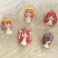 五等分的花嫁扭蛋q版公仔婚紗ver