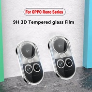 3D Camera Lens Protector Flim For OPPO Reno 11 10 9 8 7 Pro 8T 7Z 8Z 4G 5G OPPO Reno 10Pro 2023 Clear Tempered Glass Screen Protector Lens Protective Glass Flim