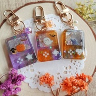 萬聖節 鑰匙圈 吊飾 鬼魂 南瓜 蝙蝠 搖搖樂 可愛 療癒 禮物 滴膠