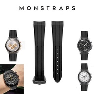 Rubber Watch Strap Model FKM for OMG Speedmaster