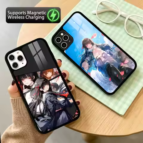 C-CHISA Wuthering Waves Phone Case For iPhone17,16,15,14,13,12,11 Plus,Pro Compatible with magnetic