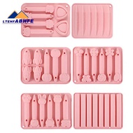 6 Pcs Crayon Molds Silicone Molds 3D Cavity Crayon Melting Molds Assorted Reusable Crayon Recycling 