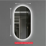 Smart mirror bathroom mirror touch screen bathroom mirror anti fog with light LED makeup mirror beau