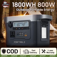 Power Station 220V 800W Power Station Multi Function Portable Big Capacity Solar Generator Statio