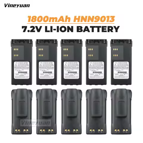 10PCS HNN9013 1800mAh Replacement Li-ion Battery for Motorola GP328 GP338 GP340 GP380 PTX760 PTX700 