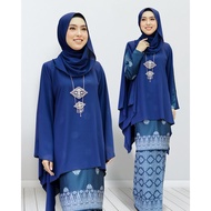 [Baju Kurung Moden] KURUNG QUEEN + CAPE (NAVY BLUE)