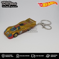 GANTUNGAN HOT WHEELS PORSCHE 917 LH CHASE KEYCHAIN - SHRIMP HOOK - SHRIMP HOOK - KEYRING - KEYCHAIN 