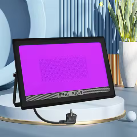 30W 60W 100W LED Black Light IP66 Waterproof Blacklight Flood Light Black Flood Light Neon Glow for