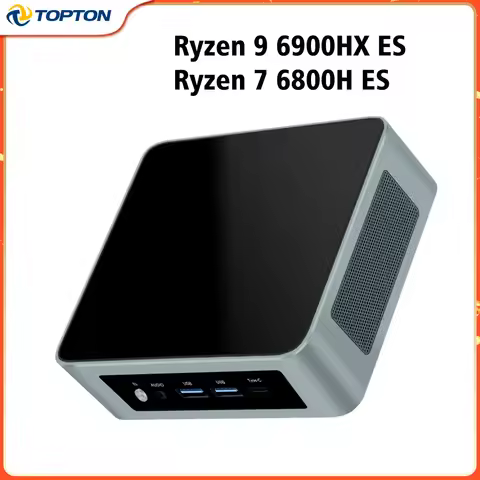 AMD Mini PC Gamer Ryzen 9 6900HX Ryzen 7 6800H ES 2xDDR5 2xLAN 2.5G NVMe USB4 WiFi6E Windows 11 Pro 